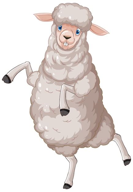 Free Vector | Cute sheep cartoon character