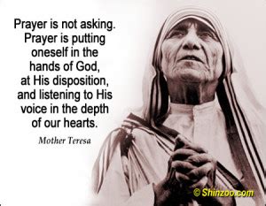 Quotes About Prayer By Mother Teresa. QuotesGram