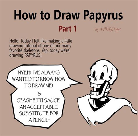 How to Draw Papyrus: a Tutoriel | Undertale Amino