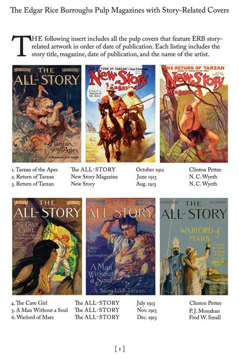 Illustrated Bibliography of Edgar Rice Burroughs® Released - Edgar Rice ...