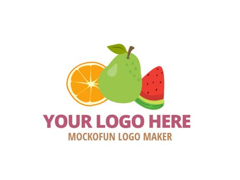 (FREE) Fruit Logo - MockoFUN