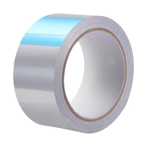 Uxcell 50mm x 20m Heat Resistant Aluminum Foil Adhesive Tape Silver - Walmart.com