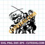Demon Slayer SVG, Anime SVG Cut File, Demon Slayer Clipart