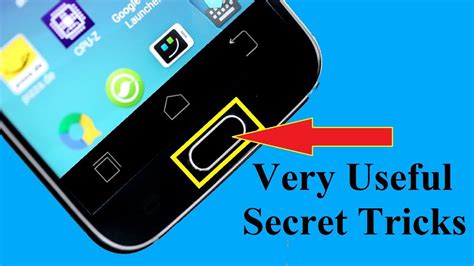 Android Home Button Secret Tricks - YouTube