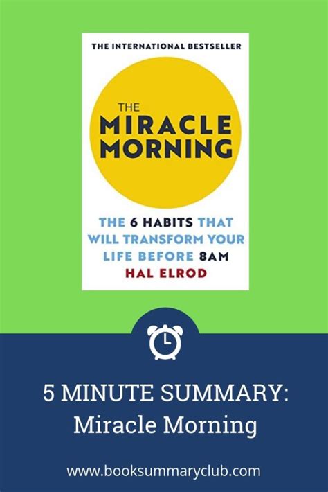 Hal Elrod :The Miracle Morning Summary - Book Summary Club