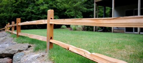 Split Rail Fencing – Rick's Custom Fencing & Decking