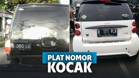 Kocak! 12 Plat Nomor Kendaraan Ini Bikin Ketawamu Nyaring