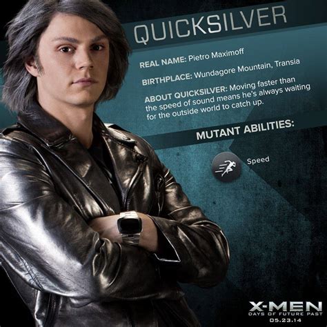 X-Men: Days of Future Past - Quicksilver/Pietro Maximoff Dossier - X ...