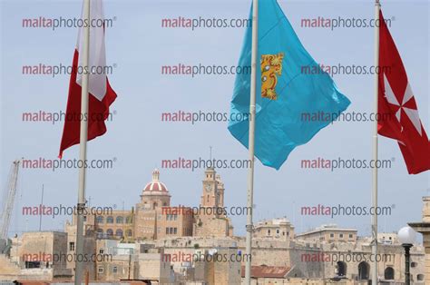 Flags Order of St John Knights - Malta Photos