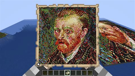 Van Gogh map art :) : r/Minecraft