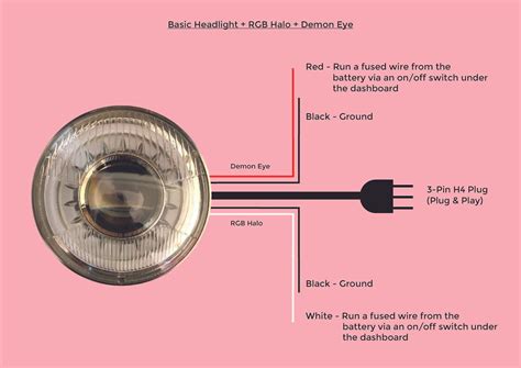 Wiring Diagrams - Headlights & Halos – Bangin' Headlights