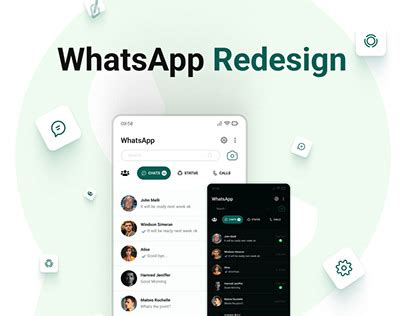 Whatsapp Ui Design Projects :: Photos, videos, logos, illustrations and ...