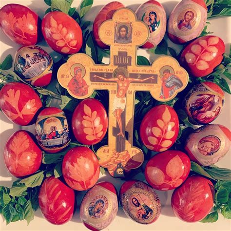 Homemade Greek Orthodox red Easter eggs | Orthodox easter, Greek easter ...