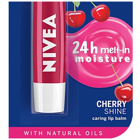 Buy Nivea Fruity Shine Lip Moisturiser Cherry 48 Gm Online At Best Price of Rs 222.75 - bigbasket