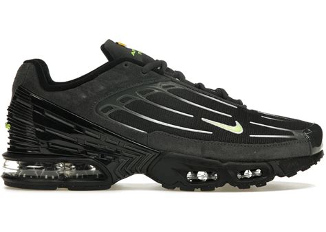 Nike Air Max Plus 3 Black Volt Men's - FQ2387-001 - US