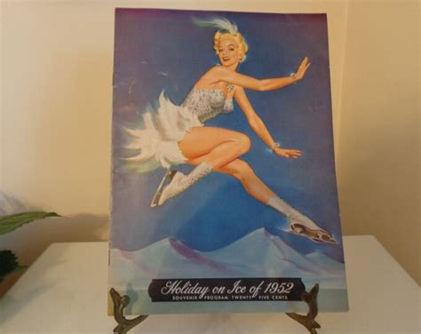 Vintage holiday on Ice of 1952 Souvenir Program Vintage Souvenir Programs Holiday on Ice Program ...