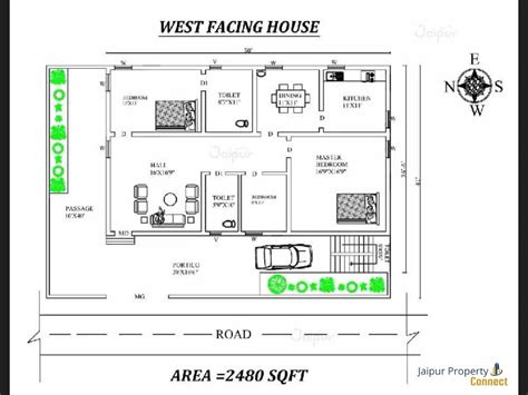 15 Best West Facing House Plans Based On Vastu Shastra 2023