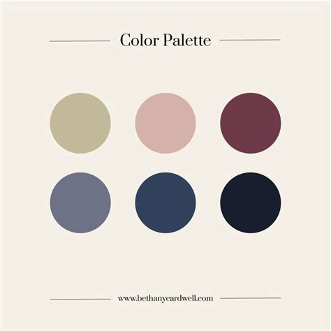 Sophisticated glam color palette - Navy Blue Gray Burgundy Pink Gold Vanilla - #Branding #Colors ...