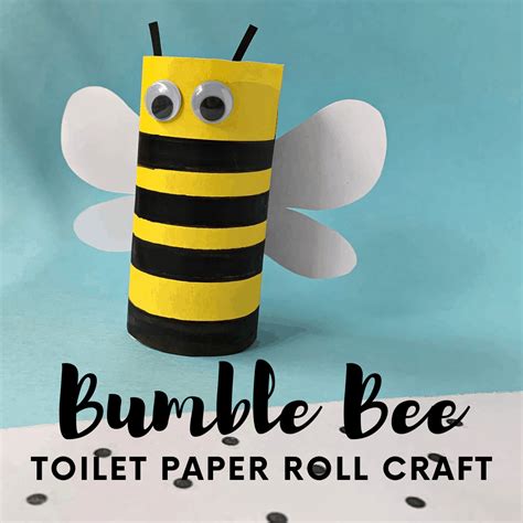 Adorable Toilet Paper Roll Bee Craft for Preschool