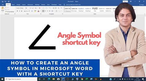 Angle Symbol In Excel