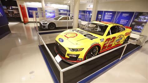 New NASCAR Hall of Fame exhibit on Next Gen Ford Mustang race car ...