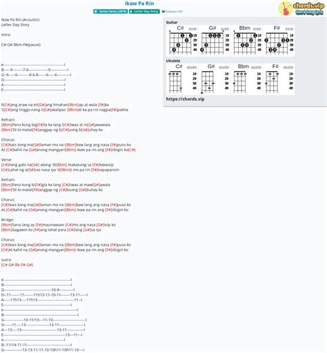 Chord: Ikaw Pa Rin - Letter Day Story - tab, song lyric, sheet, guitar, ukulele | chords.vip