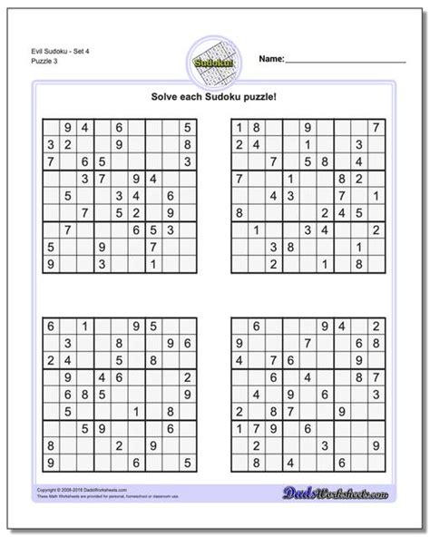 Sudoku - Evil