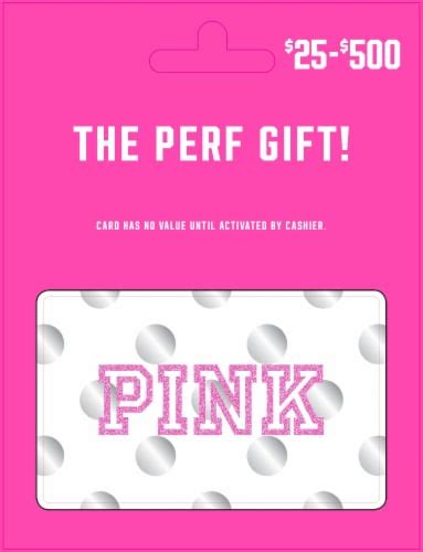 Pink $25-$500 Gift Card – Activate and add value after Pickup, $0.10 ...