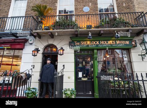 England, London, 221B Baker Street, Sherlock Holmes Museum Stock Photo ...