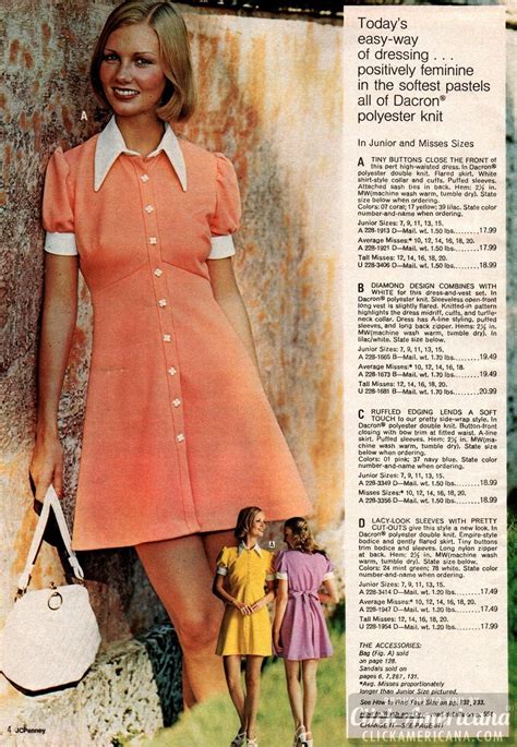 Vintage dresses - Women's fashion from 1973 - Click Americana