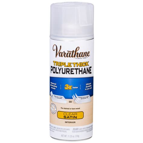 Varathane 11 oz. Clear Satin Triple Thick Polyurethane Spray-318286 ...