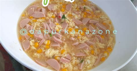 Resep Sup jagung manis oleh Dapur Kana (Ratih Ayu Maharani) - Cookpad