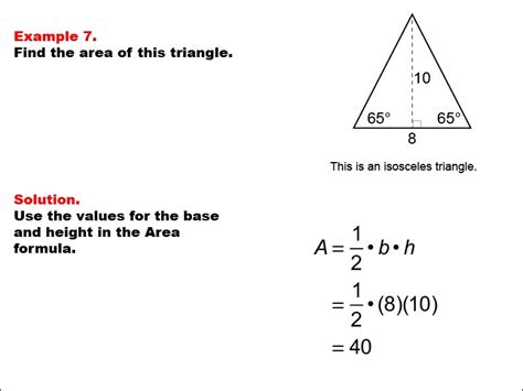 Perimeter Of Isosceles Triangle