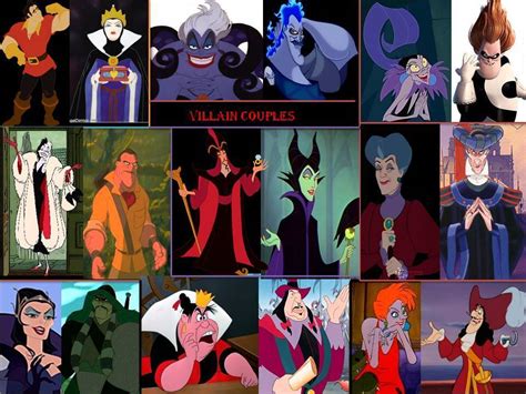 Disney Villain Couples - disney crossover Wallpaper (11283663) - Fanpop