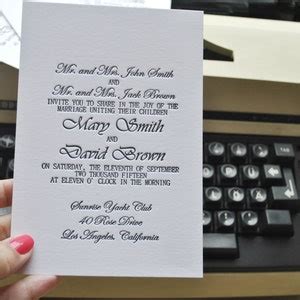 Custom Letterpress Wedding Invitations Letterpress RSVP - Etsy