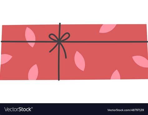 Gift box present Royalty Free Vector Image - VectorStock