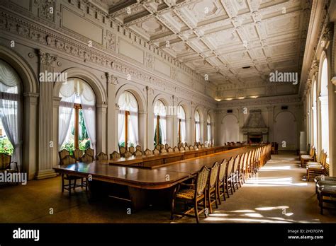 Interior of Livadia Palace. Site of the Yalta Conference of 1945, Yalta ...