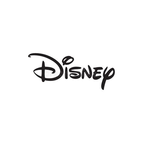 Disney Logo Editorial Illustrative on White Background Editorial Image - Illustration of ...