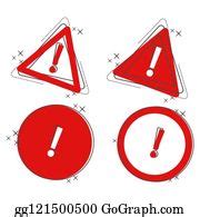 900+ Royalty Free Danger Cartoon Icon Attention Caution Sign Vector Clip Art - GoGraph