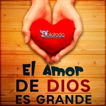 El amor de Dios es grande | Christian pictures, Citation amour, Bible ...