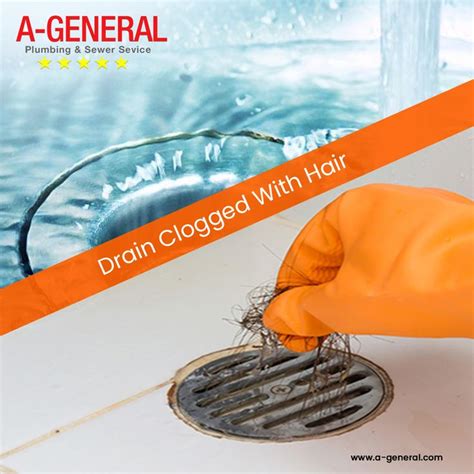 Try These Solutions For A Drain Clogged With Hair | Clogged drain, Drain, Cleaning service