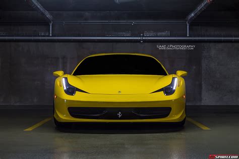 Photo Of The Day: Yellow Ferrari 458 Italia - GTspirit