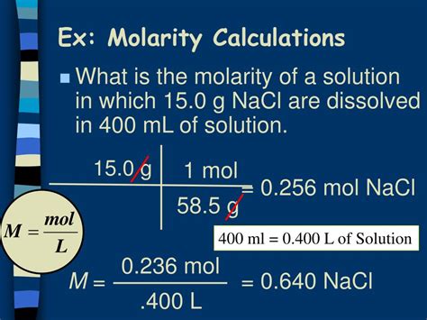 How To Calculate Molarity With Examples