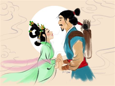 Chang'E and HouYi by AmadeuxWay on DeviantArt