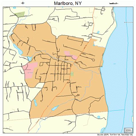 Marlboro New York Street Map 3645700