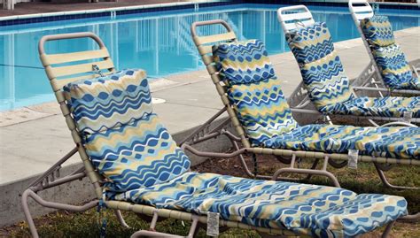 Lounge Chairs By A Pool Free Stock Photo - Public Domain Pictures