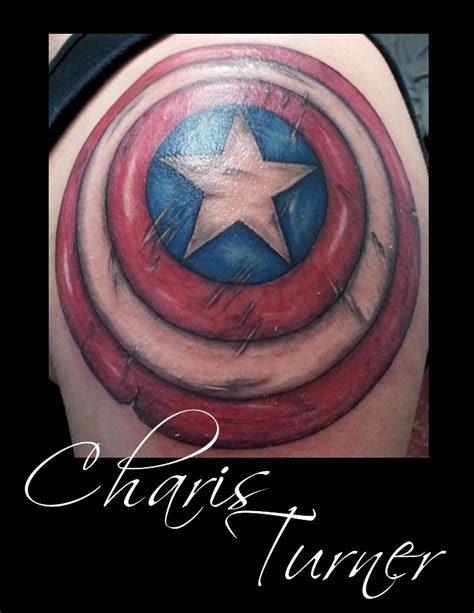 Captain America Shield Tattoo by Metacharis on DeviantArt