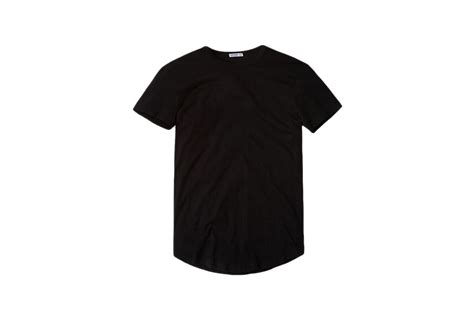 Plain Black T-Shirt PNG Photo