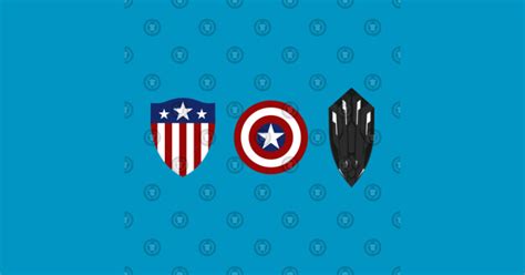 Captain America - Shield Evolution - Captain America - Sticker | TeePublic