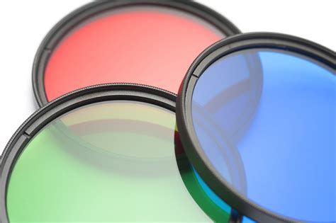 Free Stock image of Set of filters showing the primary colors | ScienceStockPhotos.com
